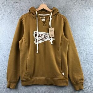 New Landmark Project Mens Bronz Park Pennant Forestry Hoodie Size M
